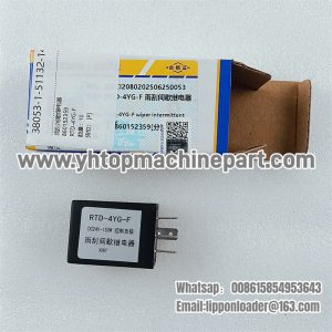 860152359 Wiper intermittent relay XE335C Excavator Part